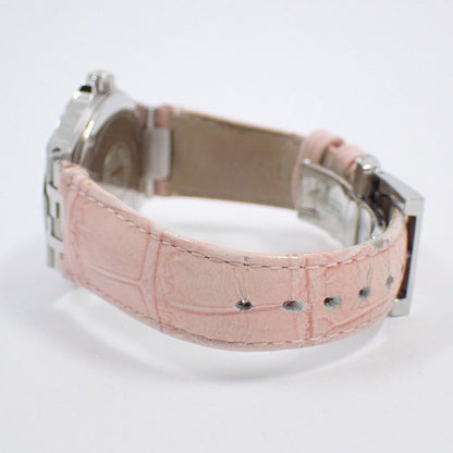 Fendi High Speed Quartz Watch Pink Shell Dial Leather