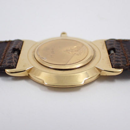 Gucci Quartz Watch Gold Leather