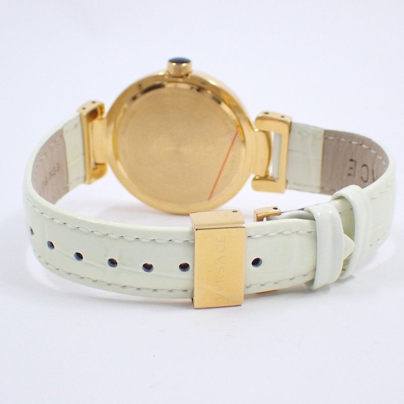 Versace Leda Quartz Boys Watch Gold Shell Dial Vnc
