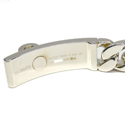 Hermes Kelly Gourmet GM Bracelet SH Manufactured in Silver