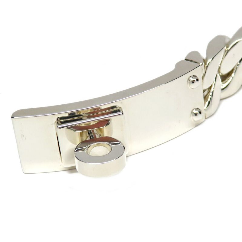 Hermes Kelly Gourmet GM Bracelet SH Manufactured in Silver