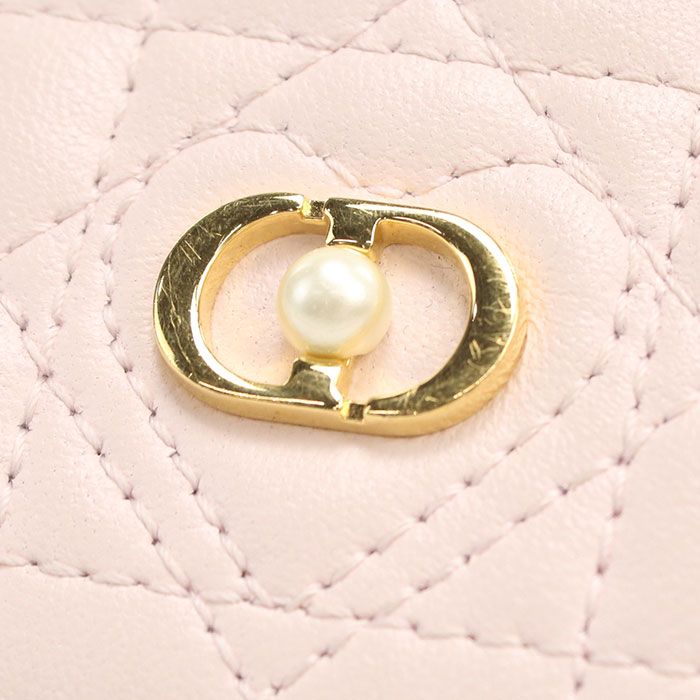Dior Freesia Card Holder Joli Case Lambskin