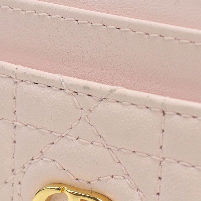 Dior Freesia Card Holder Joli Case Lambskin