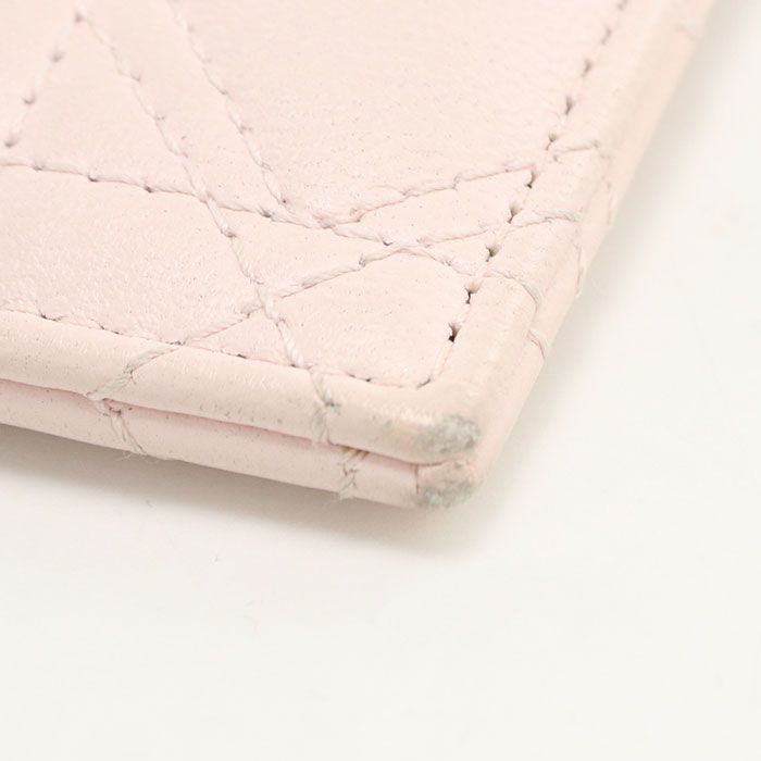 Dior Freesia Card Holder Joli Case Lambskin
