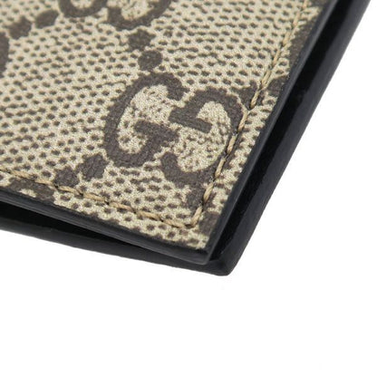Gucci Bifold Billfold Leather Gray