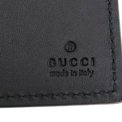 Gucci Bifold Billfold Leather Gray