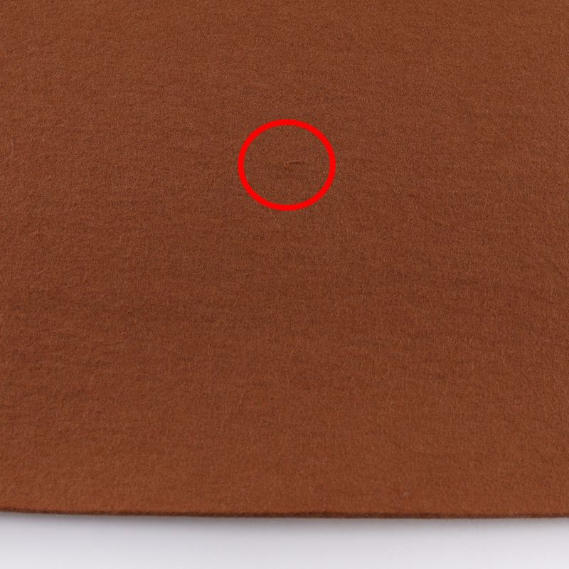 Hermes Playmat Logo Felt Brown _ Interior