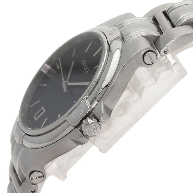 Gucci Round Face Watch SS