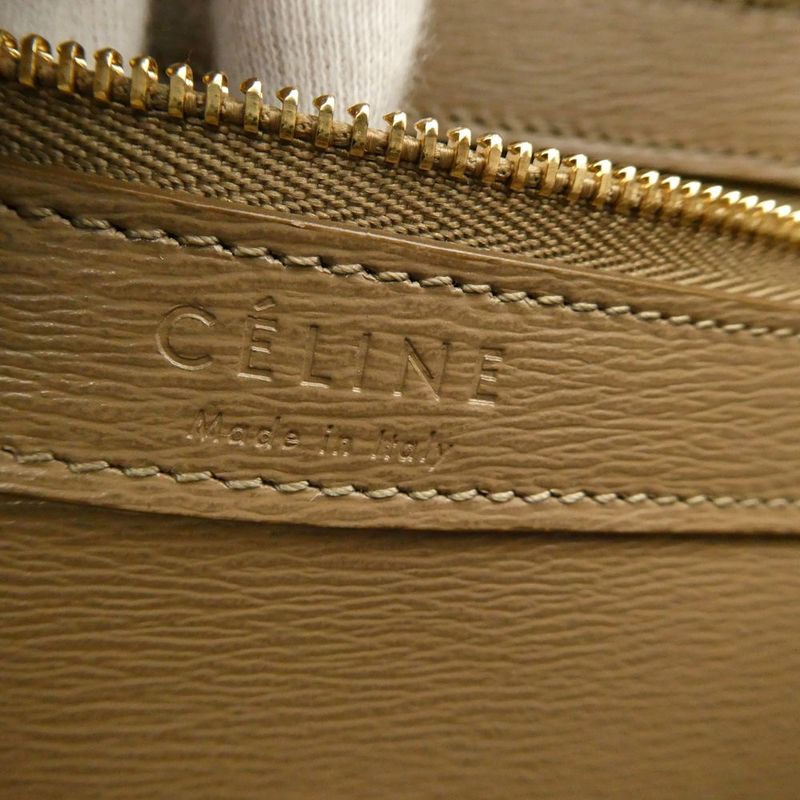Celine Vertical Cabas Tote Leather Top Small 2-Way
