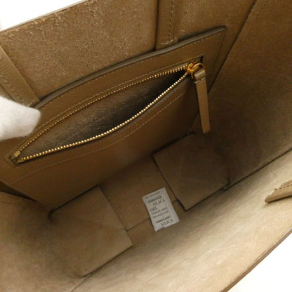Celine Vertical Cabas Tote Leather Top Small 2-Way