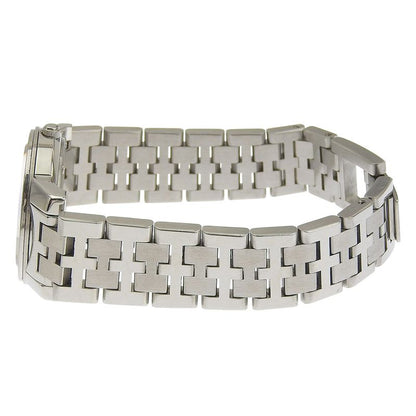 Hermes Carrick Stainless Steel Quartz Analog Display White Dial Watch