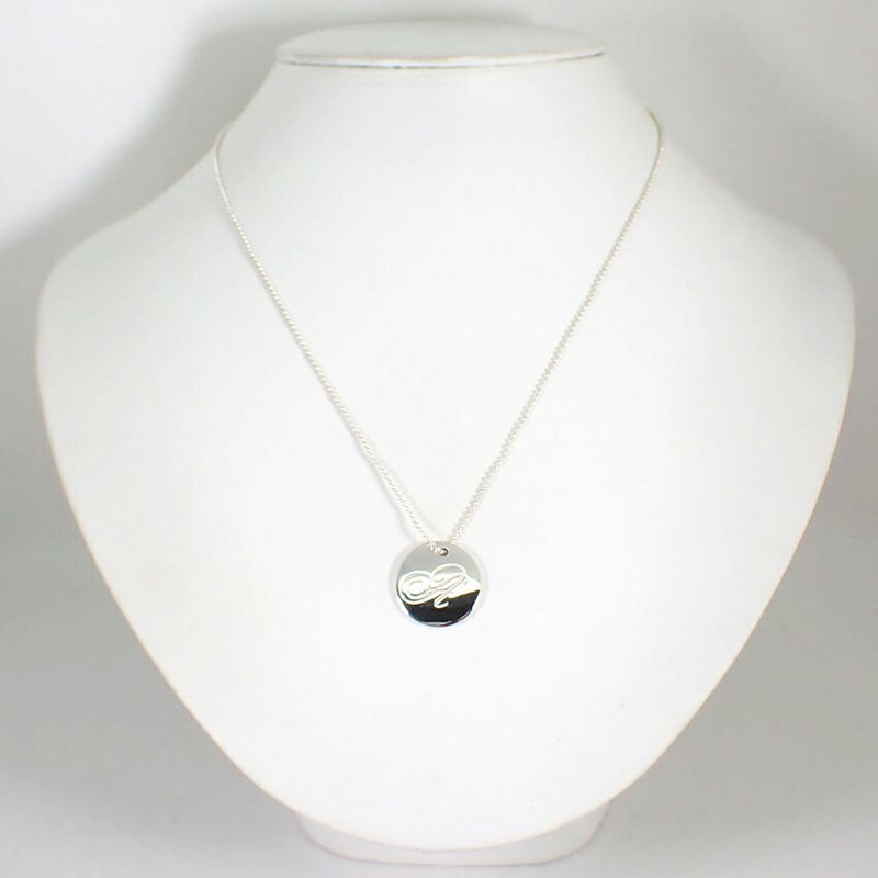 Tiffany & Co. 925 Initial a Pendant Necklace