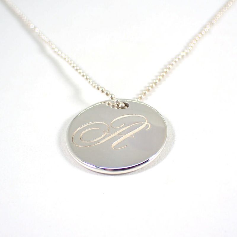 Tiffany & Co. 925 Initial a Pendant Necklace