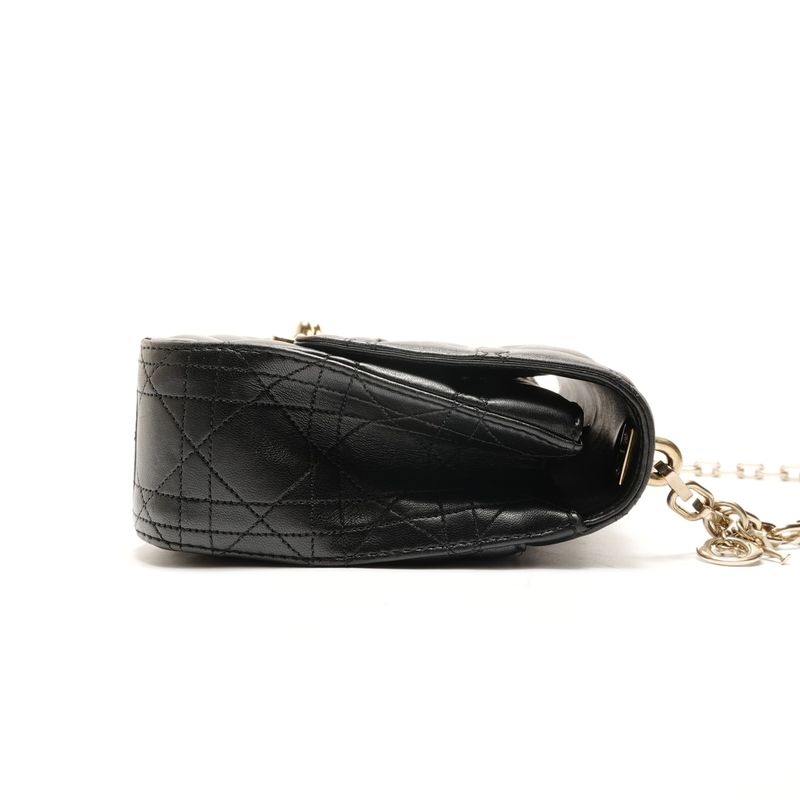 Dior Shoulder Bag Leather Chain New Rock Flap