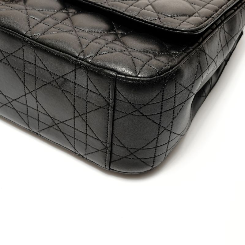 Dior Shoulder Bag Cannage Leather New Rock Chain Large