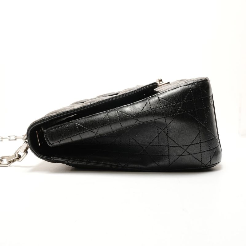 Dior Shoulder Bag Cannage Leather New Rock Chain Large
