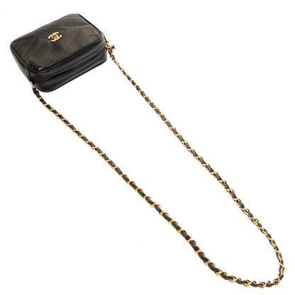 Chanel Shoulder Bag Caviar Turnlock Chain