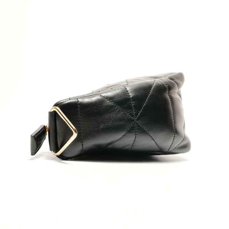 Prada Shoulder Bag Nappa Leather Quilted Triangle