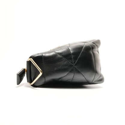 Prada Shoulder Bag Nappa Leather Quilted Triangle