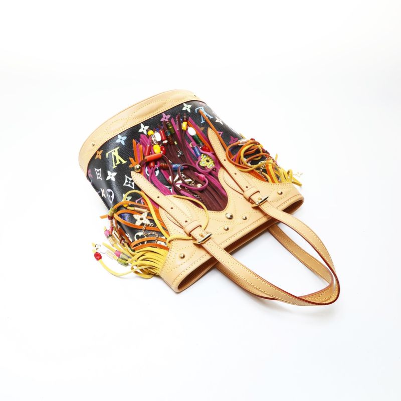 Louis Vuitton Handbag Multicolor Monogram Bucket Flange