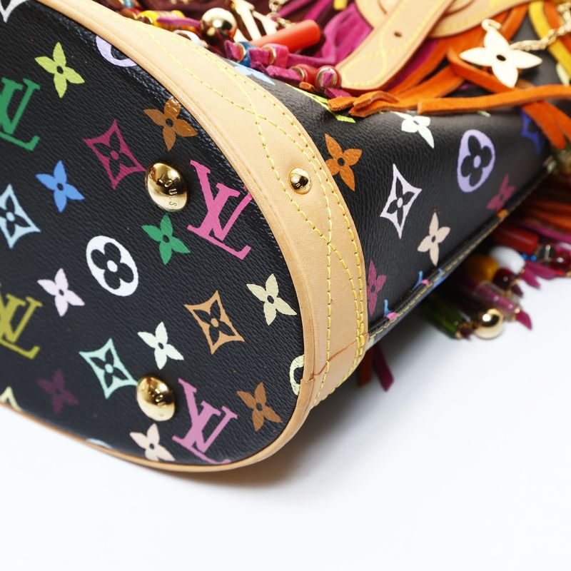 Louis Vuitton Handbag Multicolor Monogram Bucket Flange