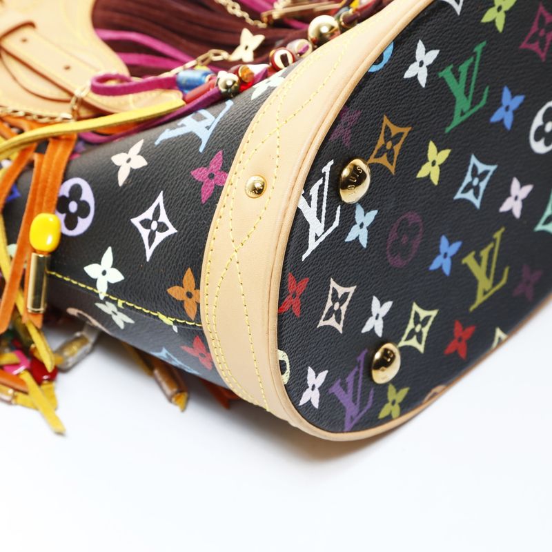 Louis Vuitton Handbag Multicolor Monogram Bucket Flange