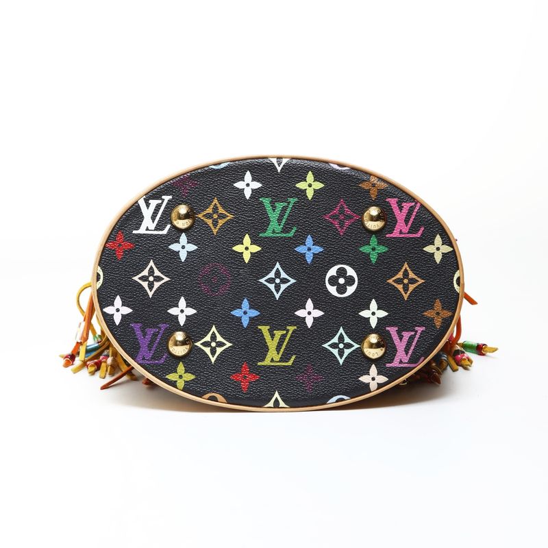 Louis Vuitton Handbag Multicolor Monogram Bucket Flange