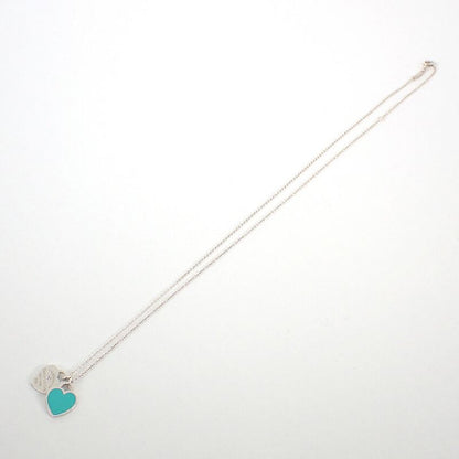 Tiffany & Co. 925 Blue Return to Double Diamond Pendant