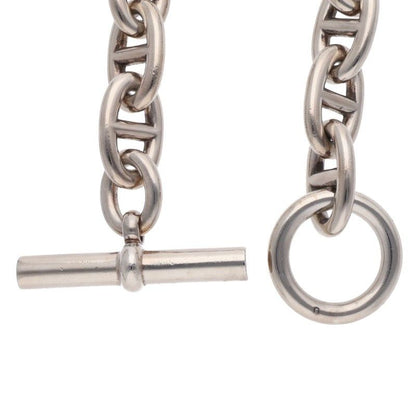 Hermes Chaine D'ancre TGM Silver Bracelet