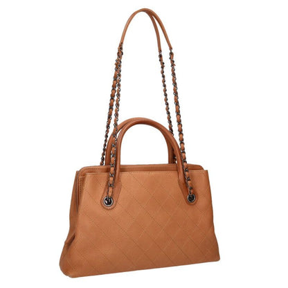 Chanel Quilted 2-Way Caviar Leather Handbag