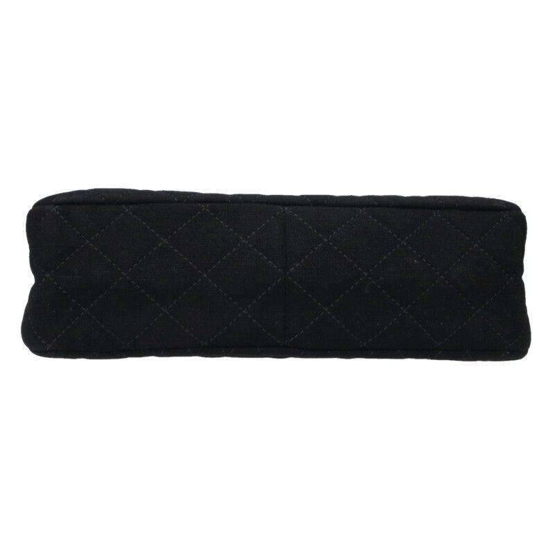 Chanel 2.55 Large Double Flap Jersey Chain Shoulder Bag
