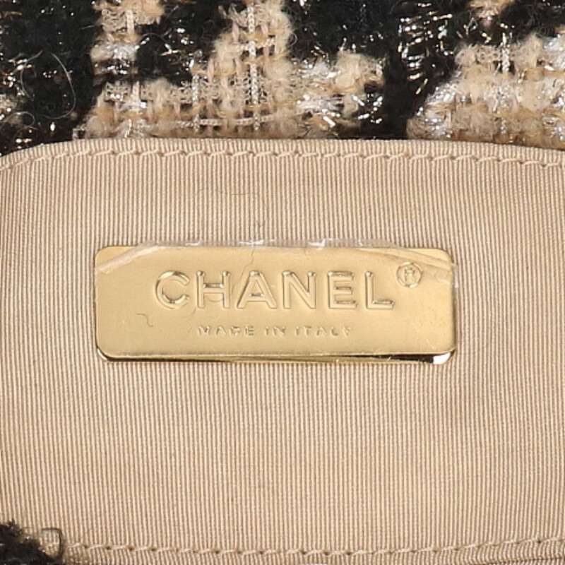 Chanel 19 CC Logo Tweed Belt Body Bag