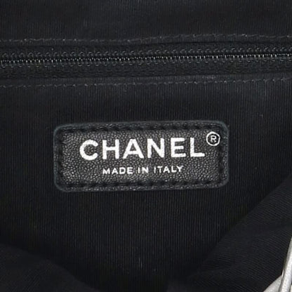 Chanel Chevron Studded Leather Backpack