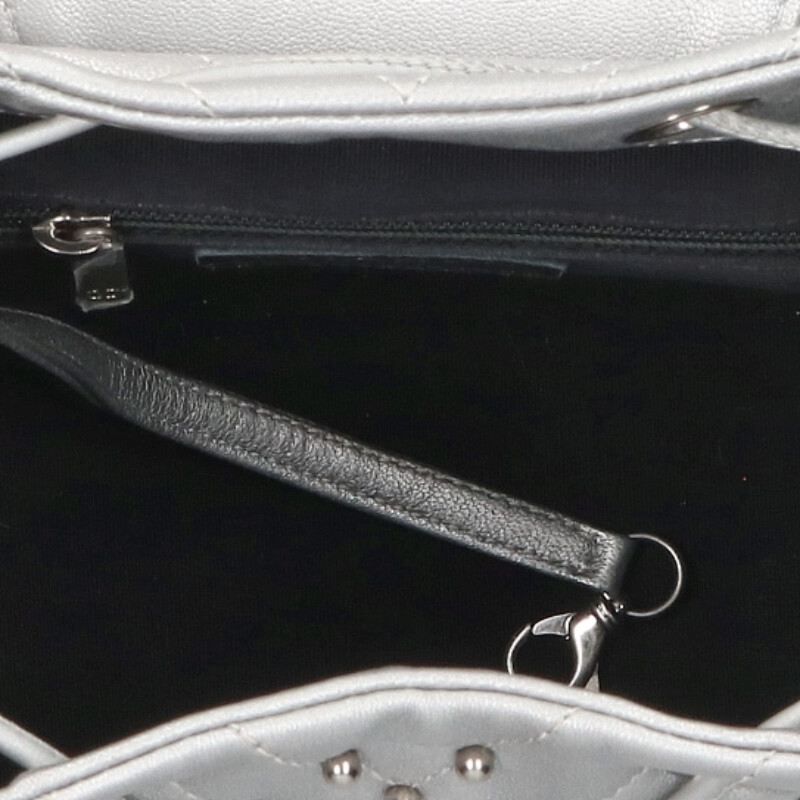 Chanel Chevron Studded Leather Backpack
