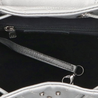 Chanel Chevron Studded Leather Backpack