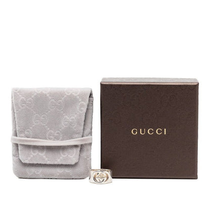 Gucci Interlocking Ring Silver