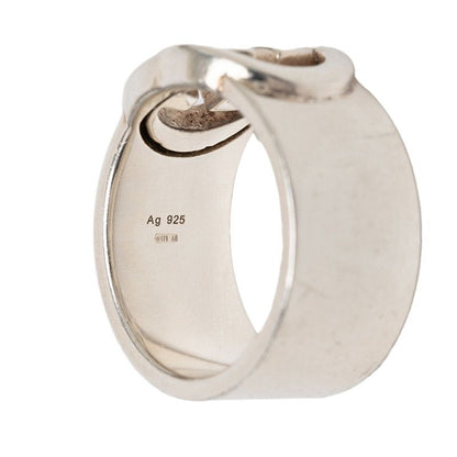 Gucci Interlocking Ring Silver