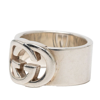 Gucci Interlocking Ring Silver