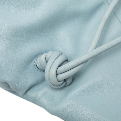 Bottega Veneta Triangle Light Blue Leather