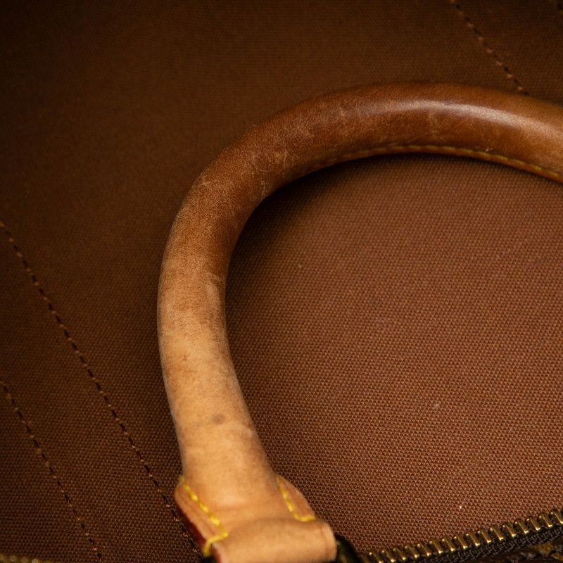 Louis Vuitton Monogram Keepall 55 Boston Bag Brown