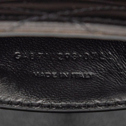 Saint Laurent YSL Logo June Box Black Lambskin