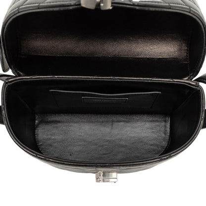 Saint Laurent YSL Logo June Box Black Lambskin