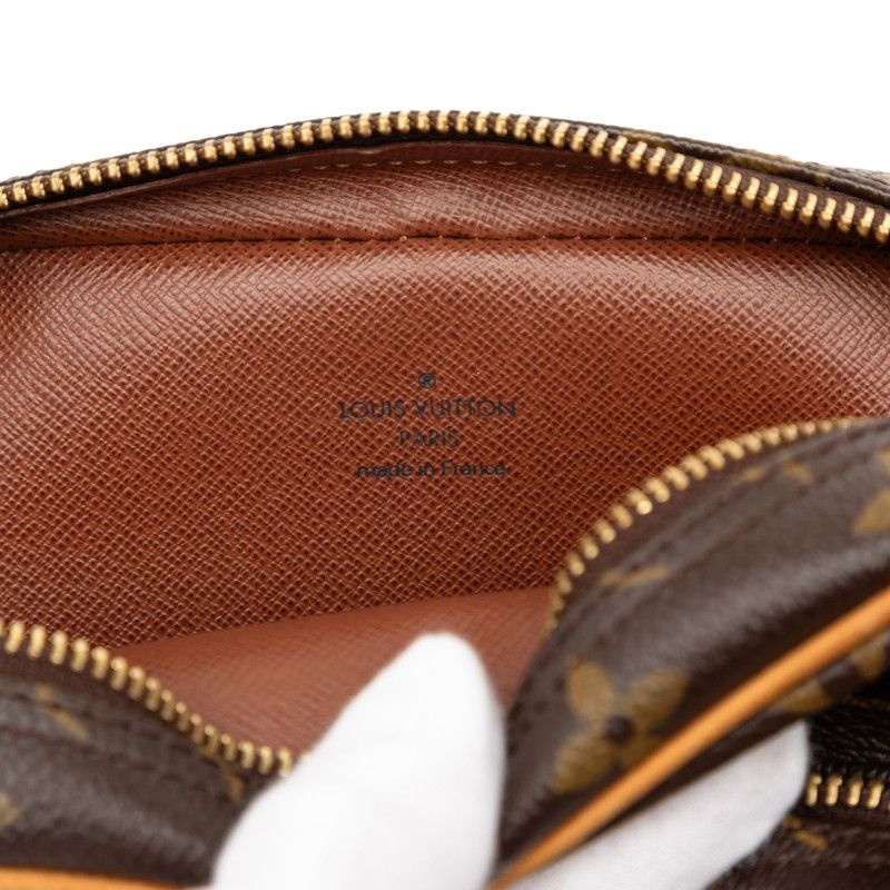 Louis Vuitton Monogram Amazon Brown Leather