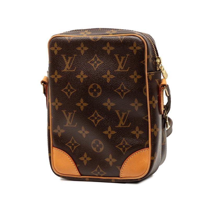 Louis Vuitton Monogram Amazon Brown Leather