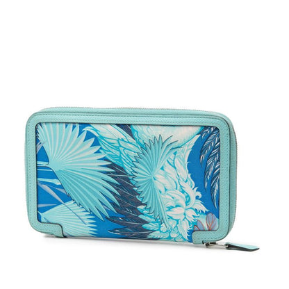 Hermes Silk Soiree Flamingo Party Blue Atle Mykonos Pink