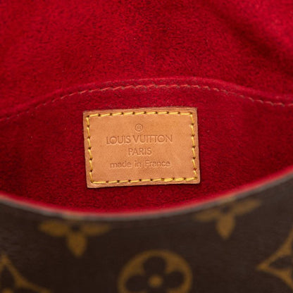 Louis Vuitton Monogram Tambourine Crossbody Shoulder Bag Brown