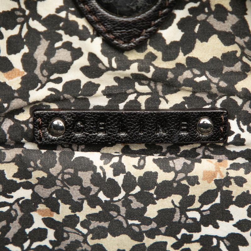 Celine Triomphe Tote Indigo Black Denim Leather
