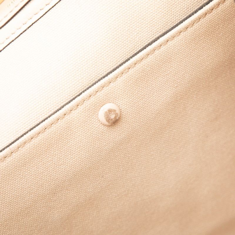 Fendi Zucca Peekaboo Ext Tote Shoulder Bag Pink Canvas Leather