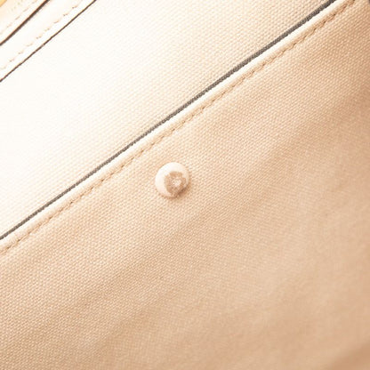 Fendi Zucca Peekaboo Ext Tote Shoulder Bag Pink Canvas Leather