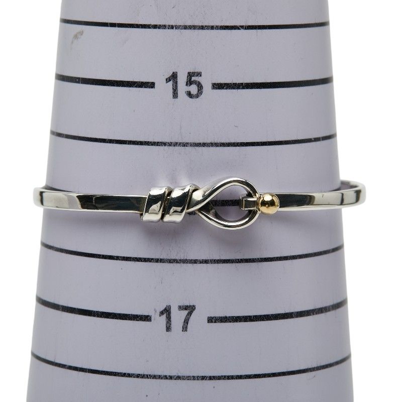 Tiffany & Co. Hook Eye Silver Gold 18K Yellow